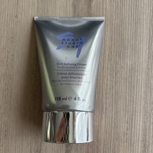 Monat Studio One Curl Hair Defining Cream Waves Curls & Coils 4 oz SILVER TUBE